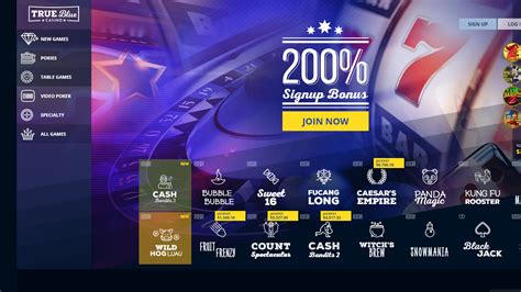 True Blue Casino Review & Ratings .